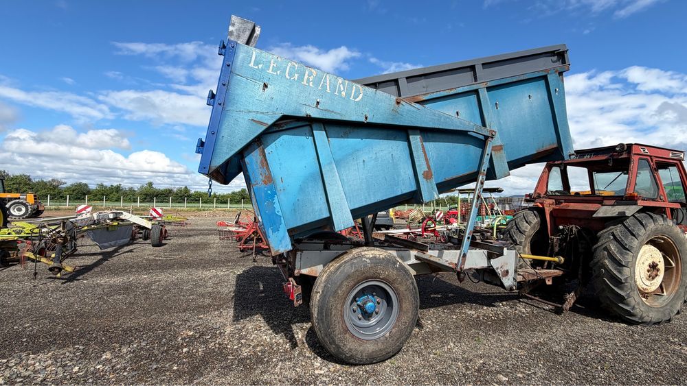 Remorcă basculabilă Agricola tandem Legrand 12,5 tone