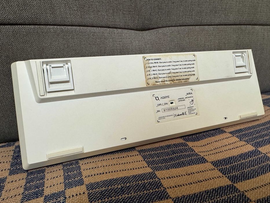 Tastatură gaming Aqirys Mira - White