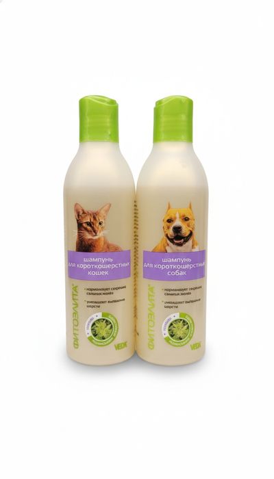 Шампунь для короткошерстных кошек и собак