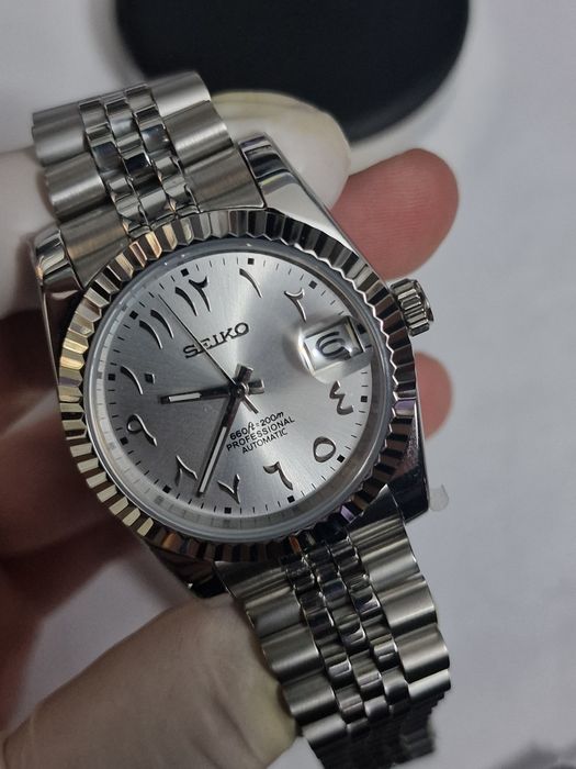 Seiko Datejust White Arab