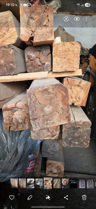 Букови греди  120х120х2200 мм