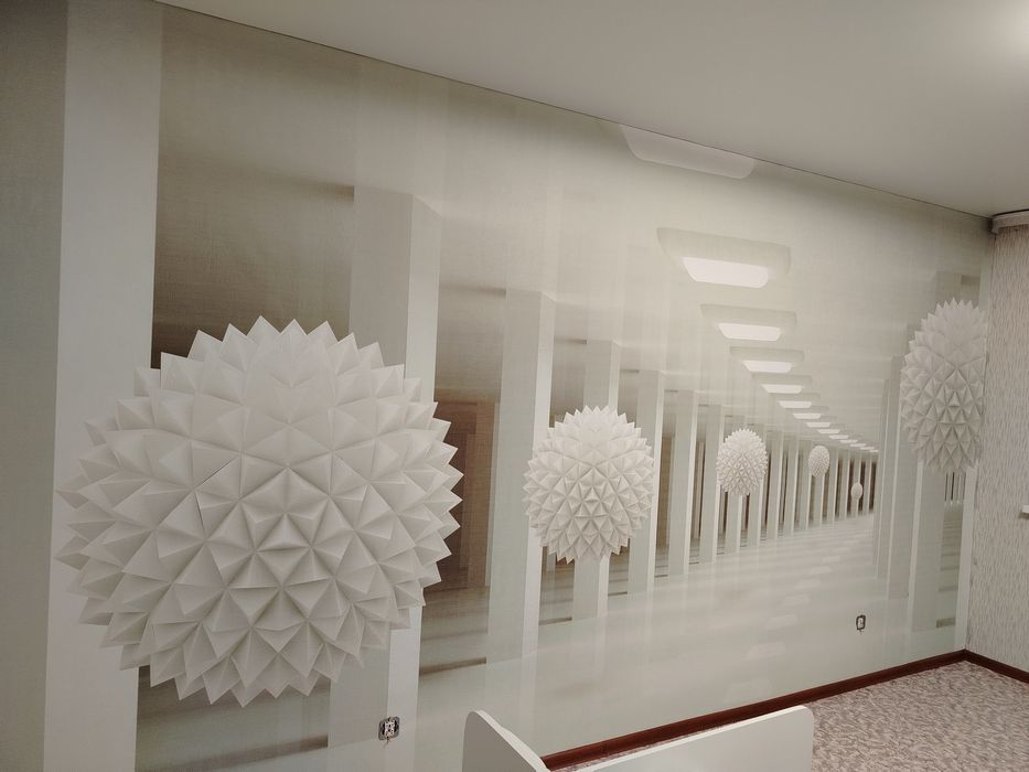 Профессиональная поклейка обоев