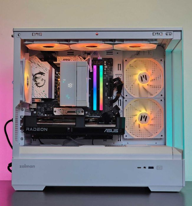 Ryzen 5-7500F/RX 9060XT 16GB/RAM 32GB/SSD 1TB/Чисто Нов+Гаранция