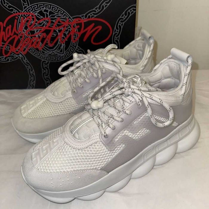Versace Chain Reaction white