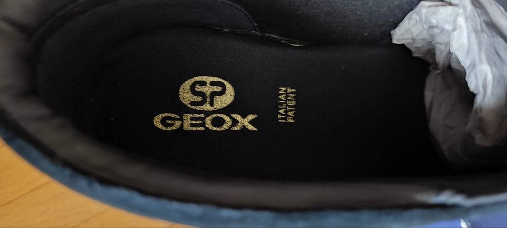 Ghete Geox/Noi in cutie/ piele naturala