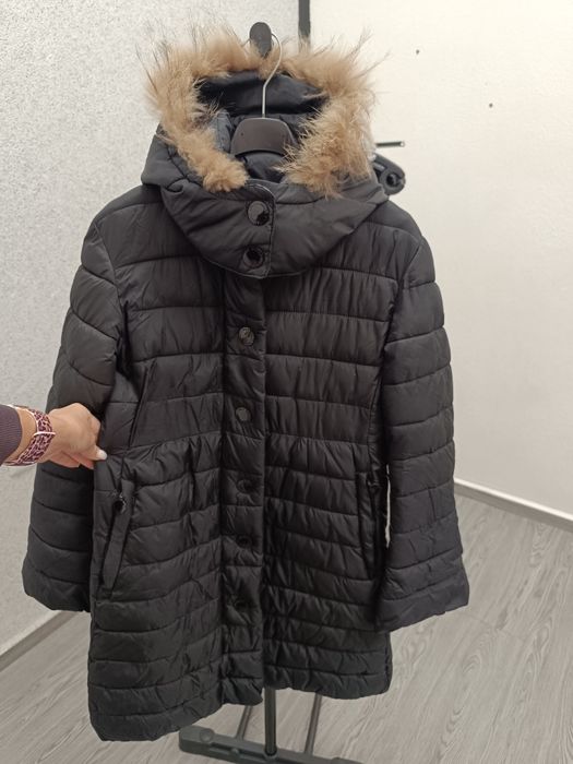Зимно яке С/М размер с естествен пух