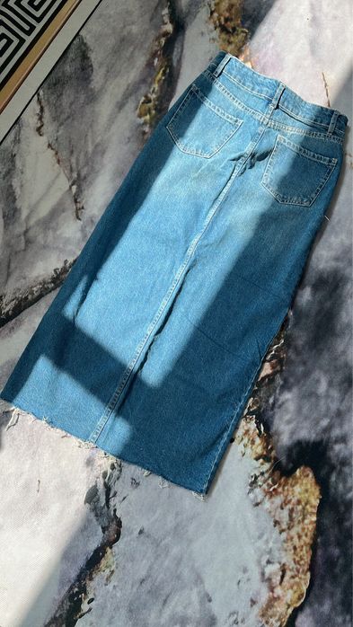 Длинная джинсовая юбка Bershka