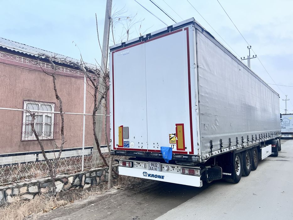 DAF YEVRO 6. 2018 yil. Pritsep KRONE 2018 yil