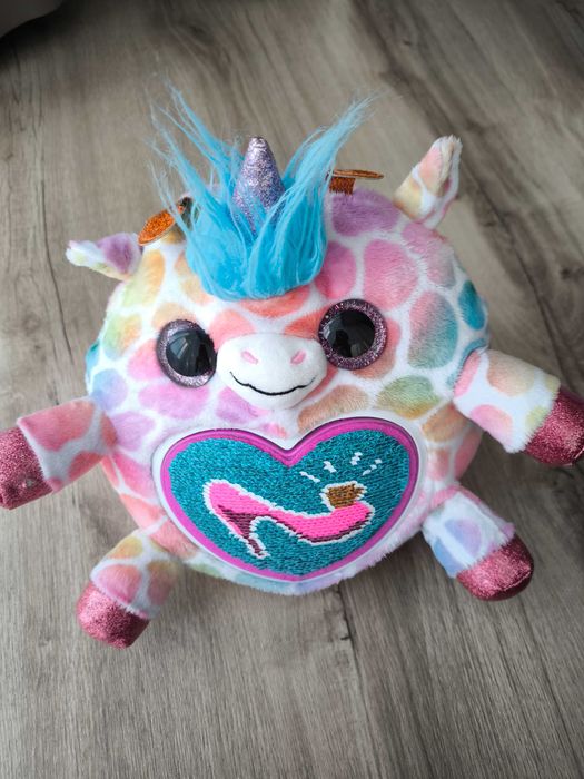 Jucarie plus Rainbow corns, girafa/pasare