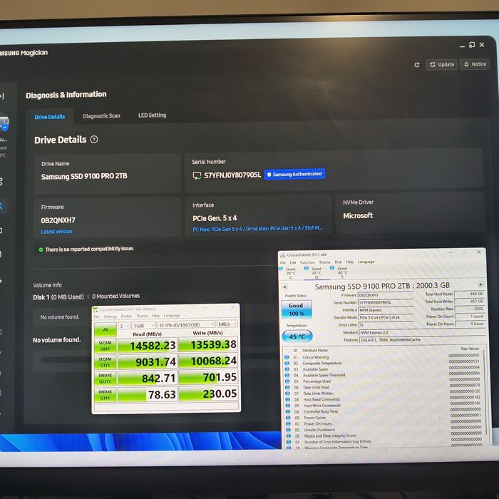 vand ssd samsung 9100 pro 2tb nou 0 ore pciex 5.0 14000 mb/s