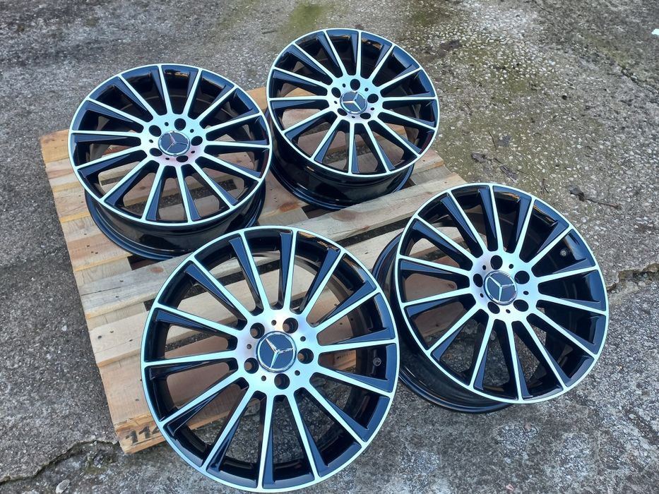 18.Мерцедес ///AMG 7.5ж ет45 A B C CLA GLA GLB Black Polish