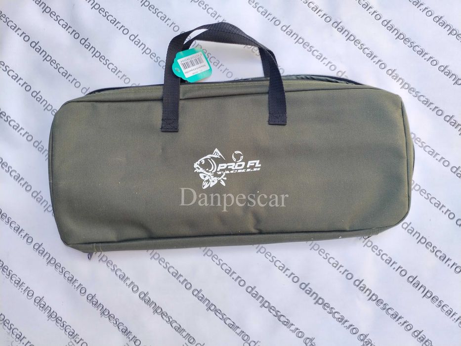 Set 2 BUZZ BAR FEEDER 40cm 3 posturi si 2 picheti reglabili+geanta