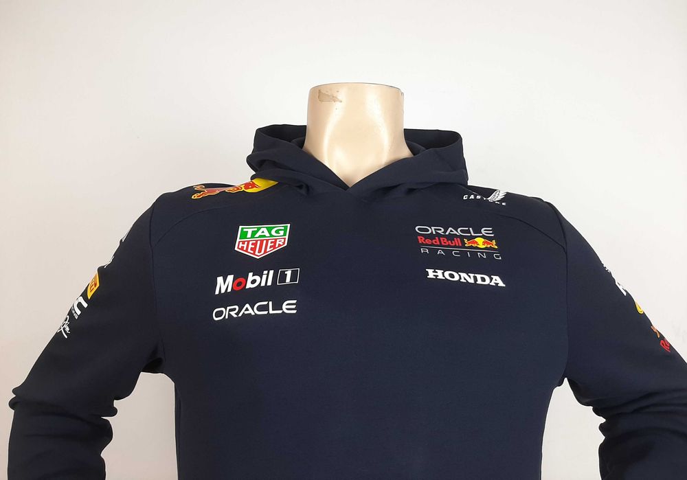 Red Bull Racing F1 Teamline Hoodie - Оригинален мъжки суитшърт