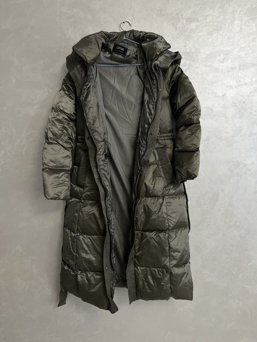 Пуховик длинный женский