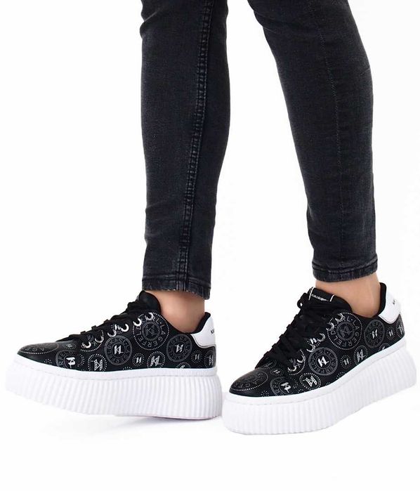 %ПРОМО% KARL LAGERFELD № 39 – Дамски кожени кецове "BLACK & WH