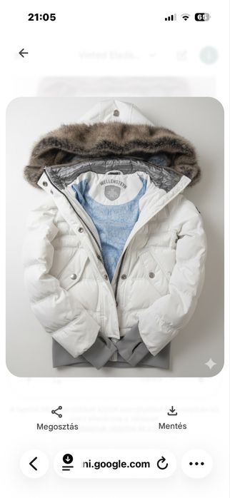 Geaca alba welensteyn xs