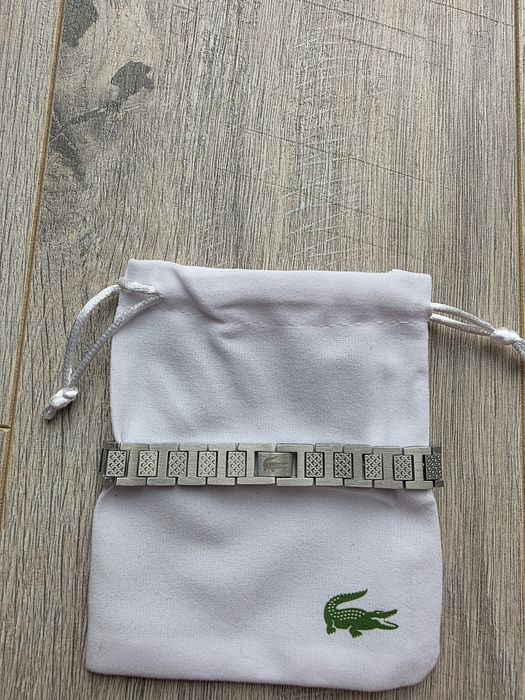 Bratara Lacoste - 21cm - Argintiu