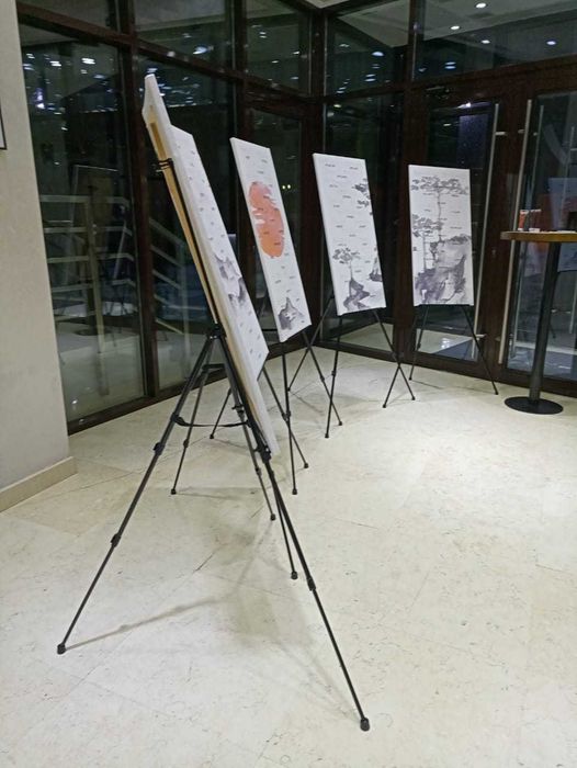 Мольберты Аренда в Алматы, Металл, Дерево, Холсты, Баннер