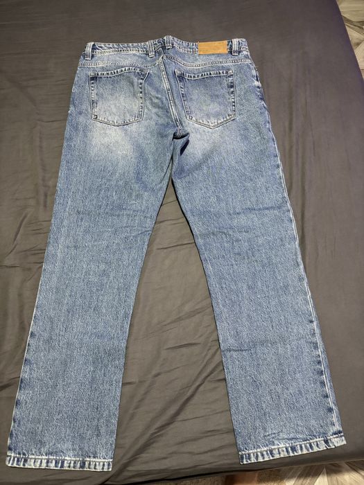 blugi denim albastrii