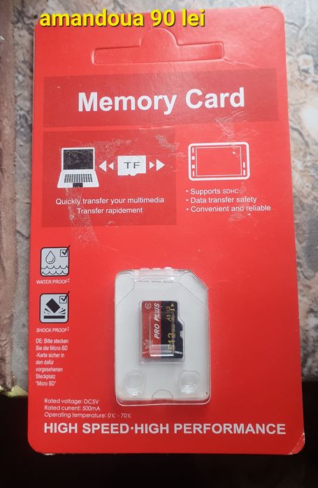 Card de memorie : 512 MB
