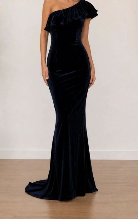 Rochie lunga catifea