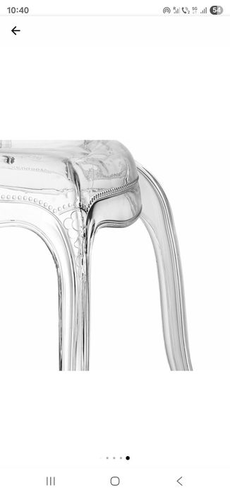 Scaun living transparent