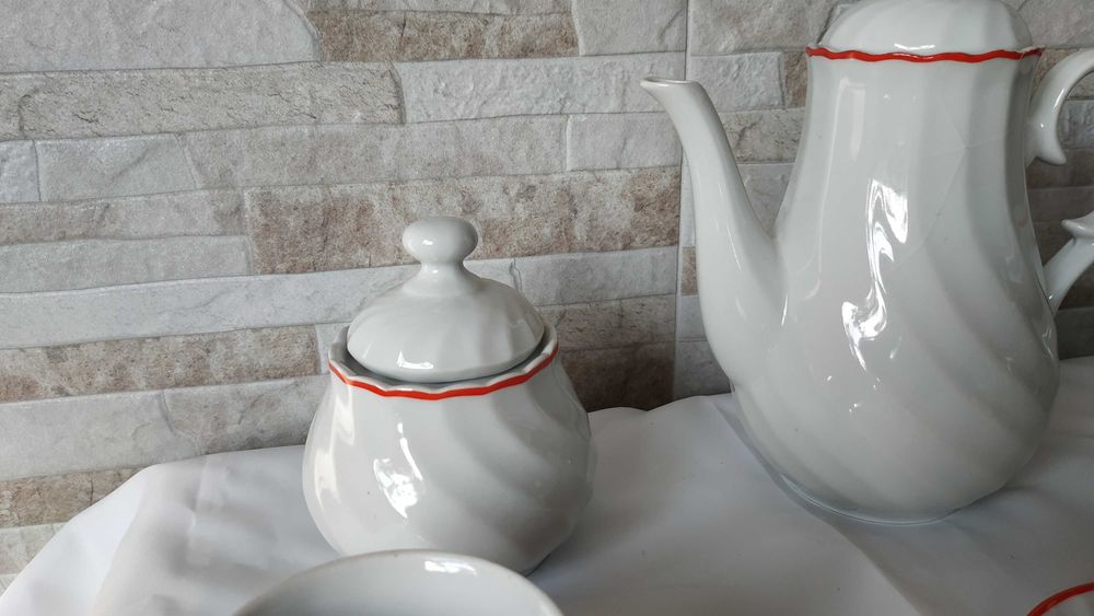 Чисто нов сервиз за кафе -15 части - Завод Китка