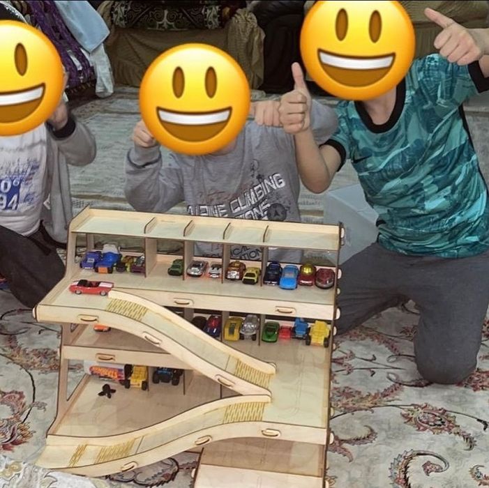 Парковка деревянная