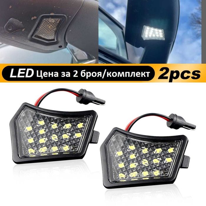 Лед Плафони под странични огледала Volvo - Jaguar