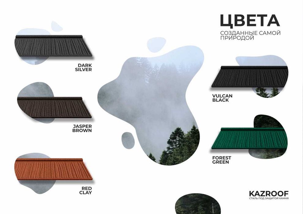 KAZROOF Композитная Черепица