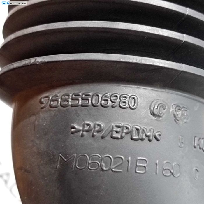 Furtun Conducta Tub Tubulatura Admisie Carcasa Filtru Aer Peugeot 508 2.0 HDI 2010 - 2018 Cod 9685506980 M06021A152 [2370]