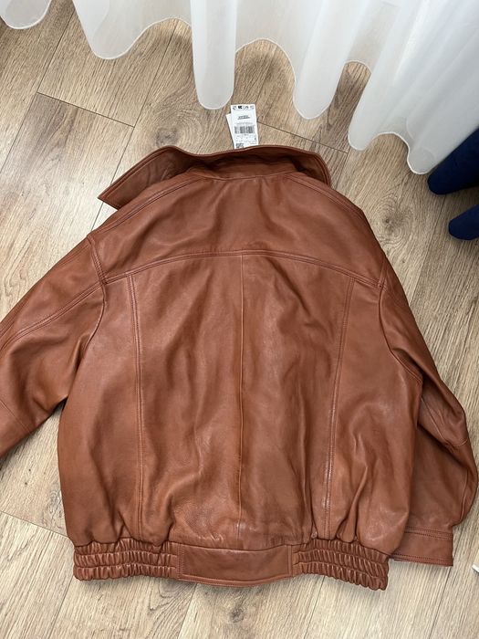 Geaca Mango din piele, marime M, noua