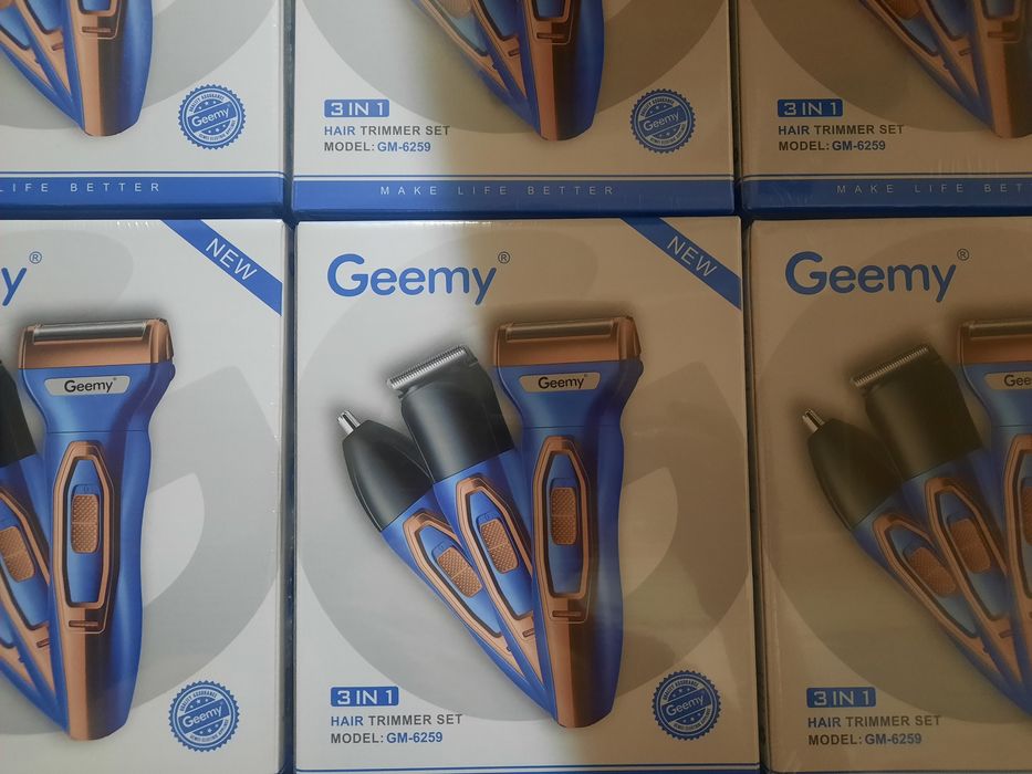 БЕПУЛ Доставка, Новинка, Электробритва, триммер,машинка 3в1 GEEMY 6259