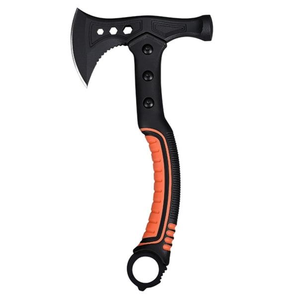 Set doua topoare multifunctionale cu lama dubla + 2 cutite, 33.5 cm