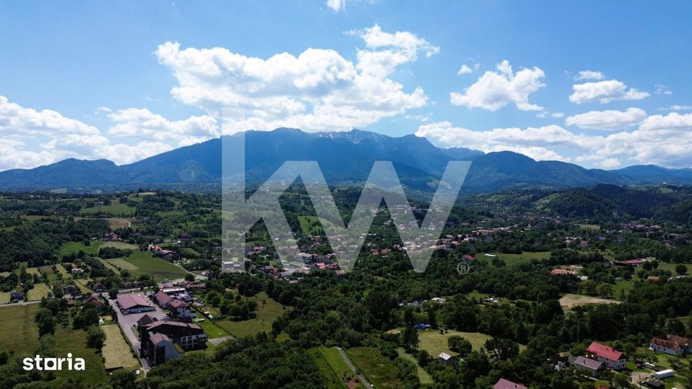 Teren intravilan 1173 mp cu utilitati si cabana in Predelut, Bran –