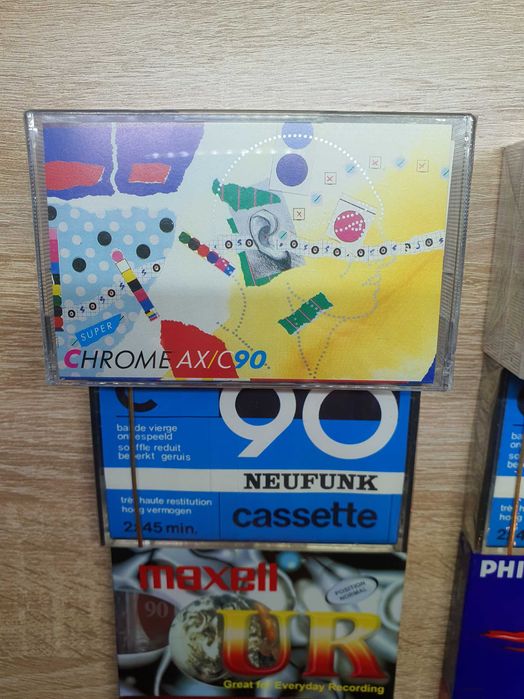 set 6 casete audio sigilate Basf Philips Maxell Neufunk