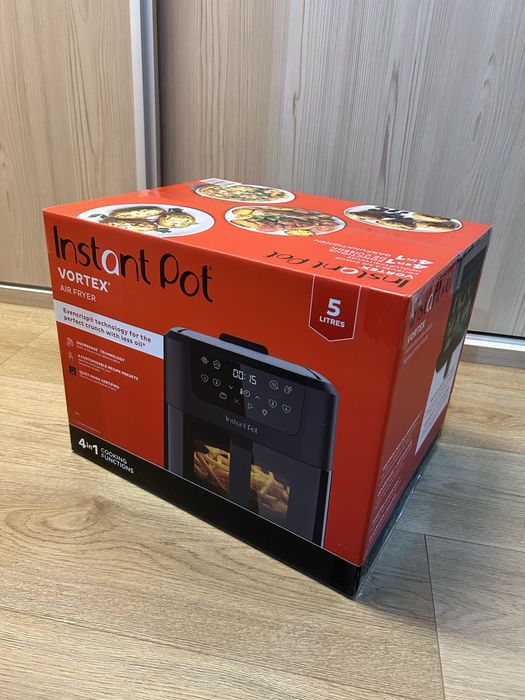 Airfryer Compact ClearCook OdourErase, friteuză cu aer cald 5L, 4 funcții Instant Pot