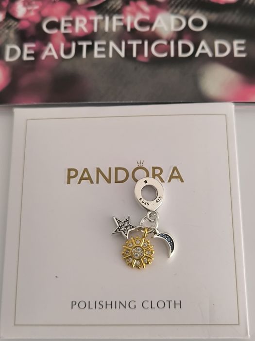 Charm Pandora Luna soare și stea