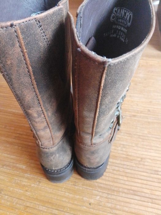 Кожени ботуши р-р 35