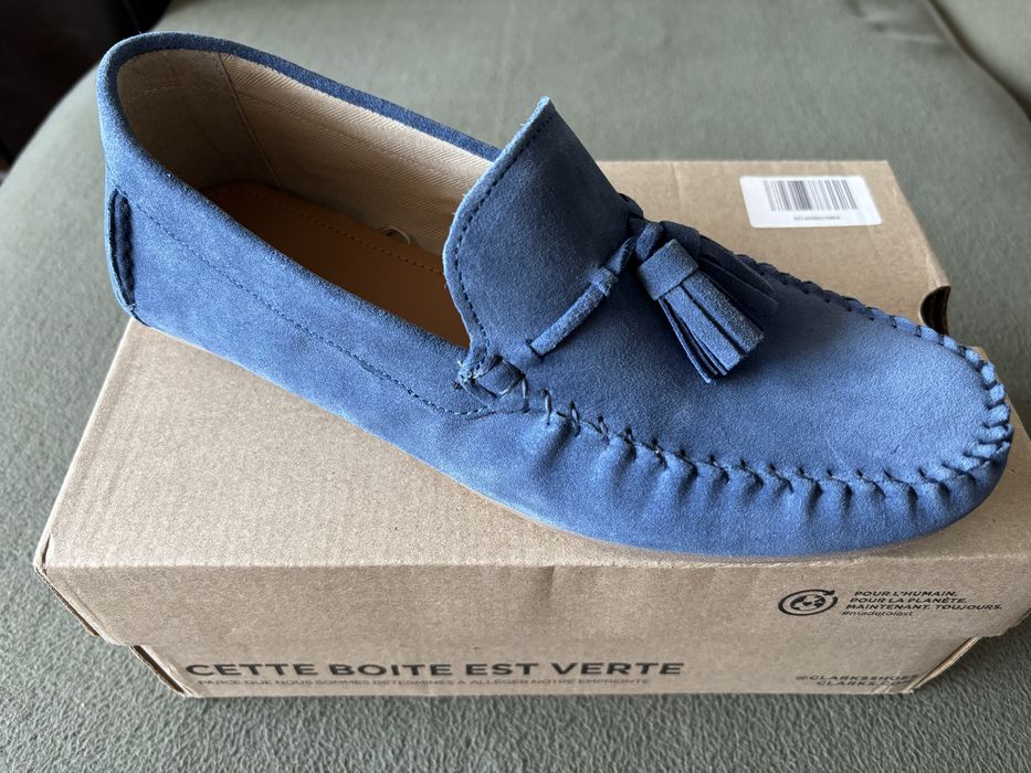 Нови велурене мокасини Зара 41н