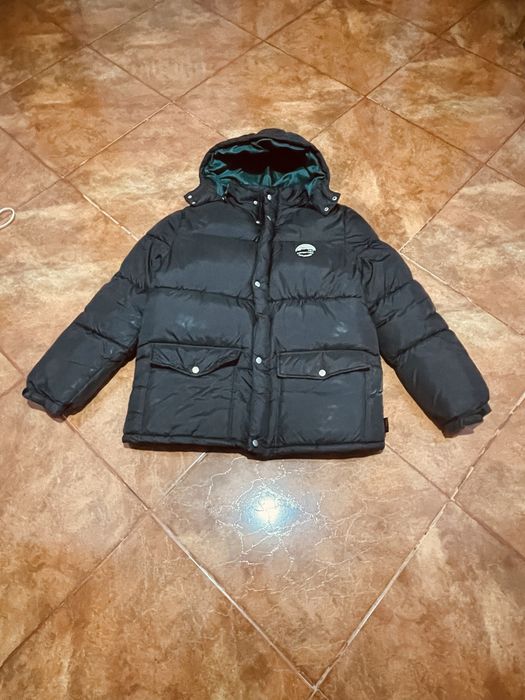 Geaca puf neagra cu gluga 13 4 ani marime