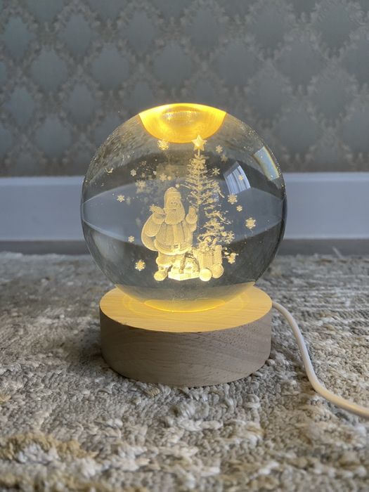 3д лампа, с рисунком