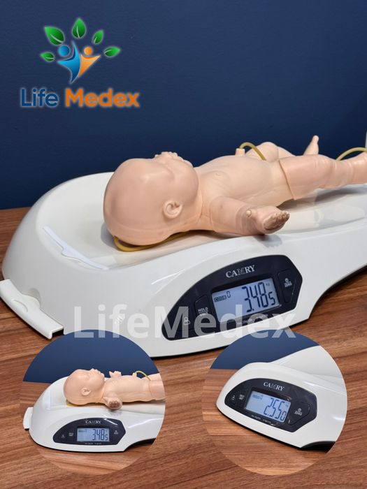 Электронные детские весы с Ростомером и  сертификатом