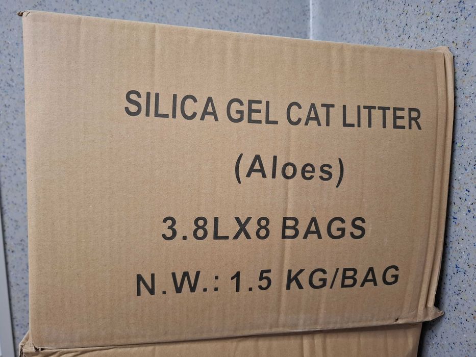 Силикон котешка постелка с аромат