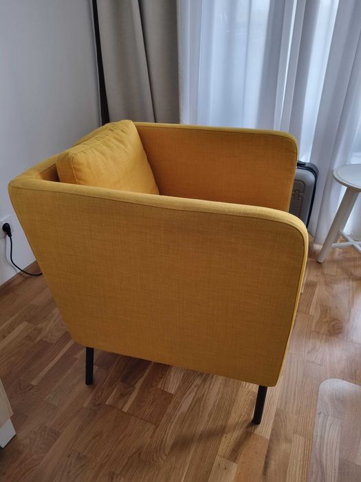 Fotoliu galben Ikea