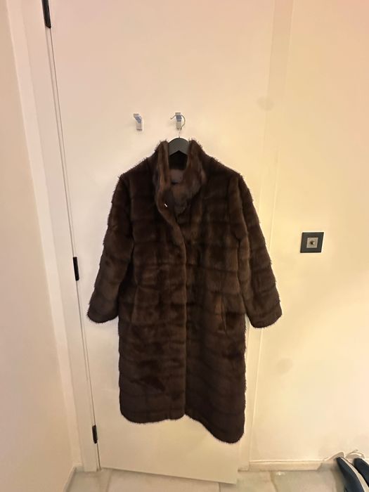 Haina lunga de blana eleganta