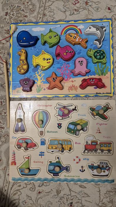 Игрушки для развития деревянные