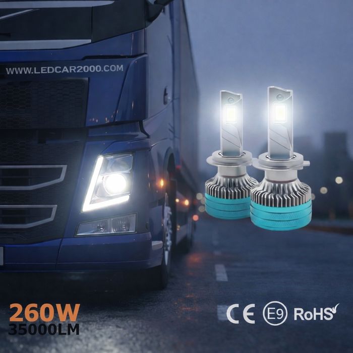LED крушки за камиони – мощност и сигурност на пътя