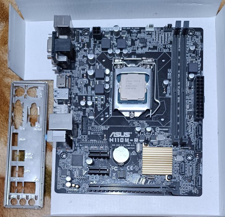 Матплата ASUS H110M-R + core i5 7100