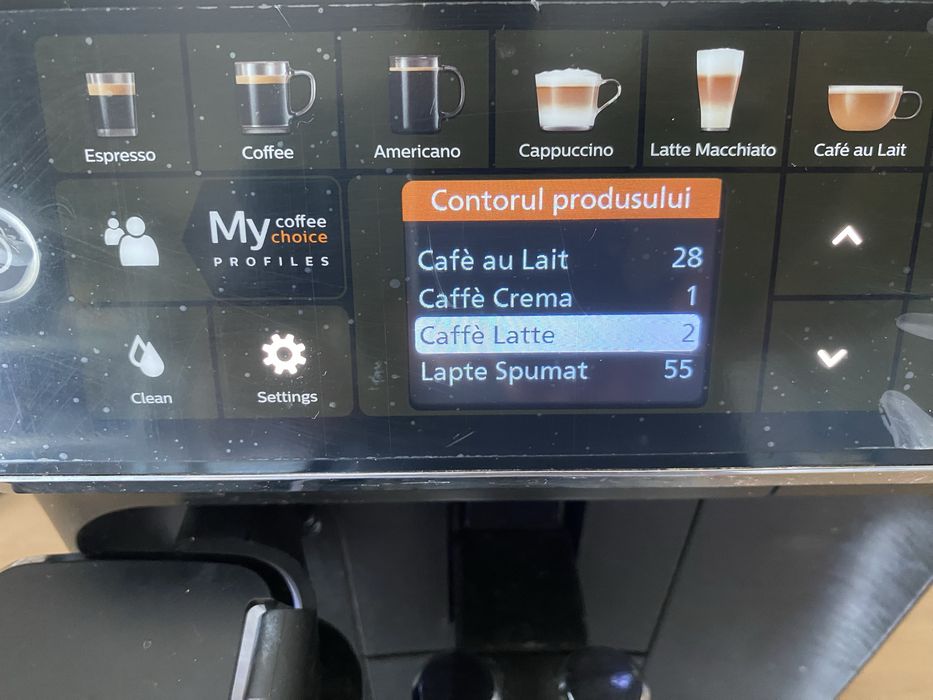 Expresir de cafea Philips  5400 LateGo ca nou